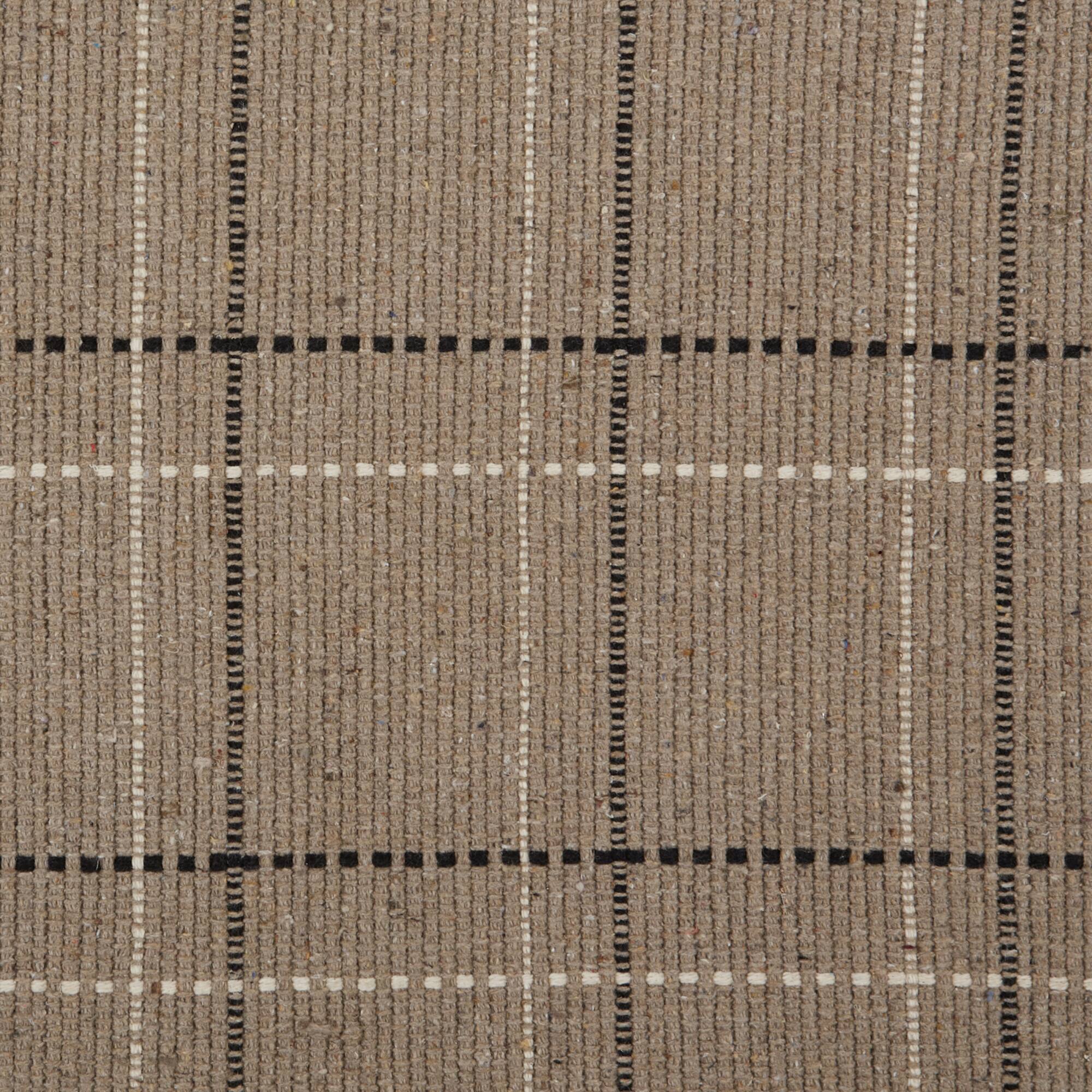DII® Stone Variegated Plaid Recycled Yarn Rug Set, 2ft. x 3ft.